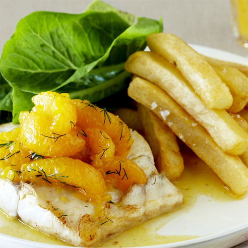 Fish Steak Mandarin