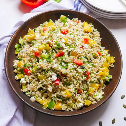 Rice Pepper Salad