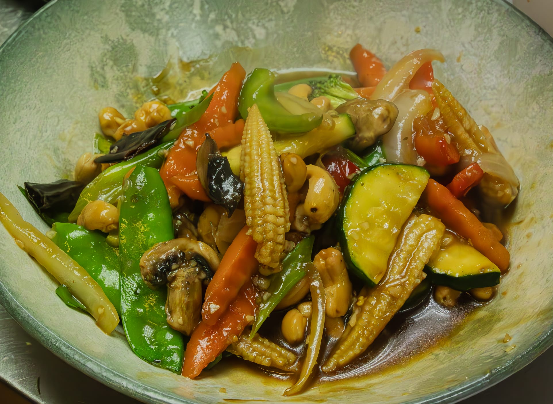 Wok cooking at Chang Thai