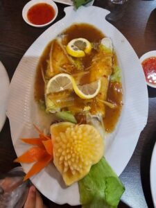 Steam Sea Bass