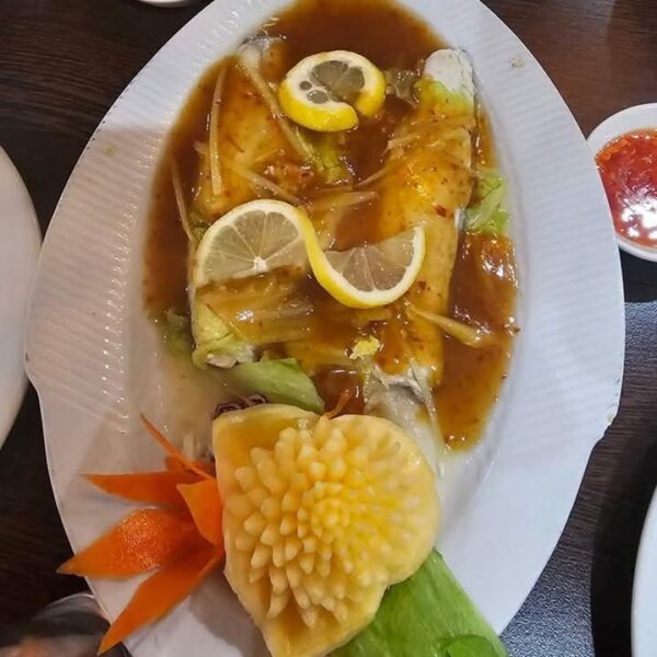 Steam Sea Bass